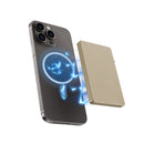 TOYFID All-Aluminum Pop Up Slide Rfid Slim Card Holder Wallet With Airtag Holder