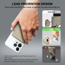 TOYFID All-Aluminum Pop Up Slide Rfid Slim Card Holder Wallet With Airtag Holder